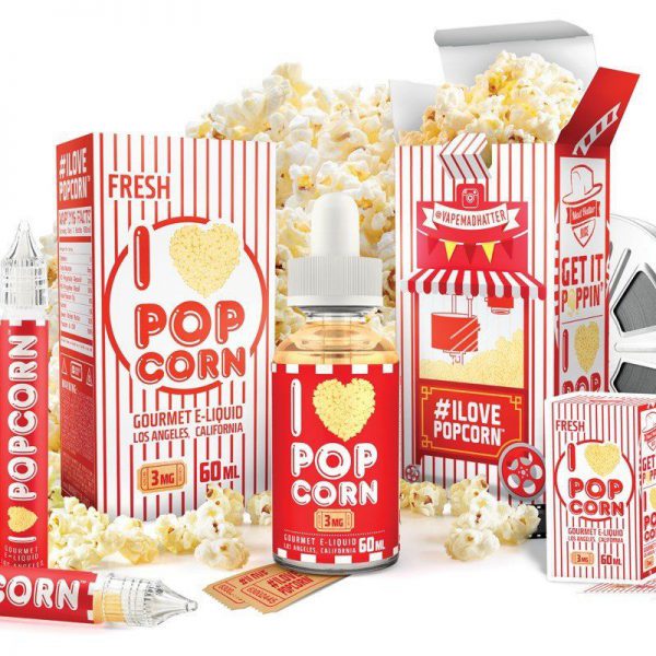 Mad Hatter E-Juice I Love Popcorn 60ml Vape Drive