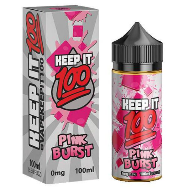 Keep It 100 E-Liquid Pink Burst 100ml