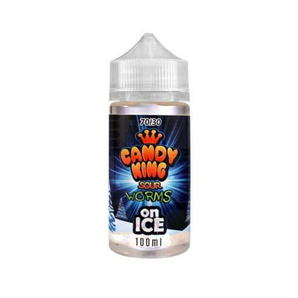 Candy King Sour Worms on Ice 100ml