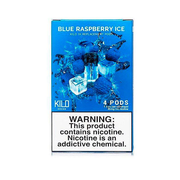 Kilo 1K Blue Raspberry Ice Pods